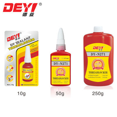 چسب آناروبیک قرمز Threadlocker چسب Wtih واسکوسیت پایین