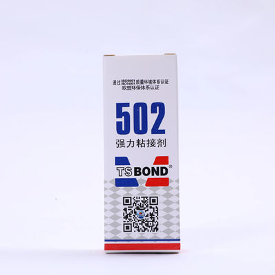 راه حل های چسبندگی فوری Clear 502 Super Glue چسب گواهینامه ISO SGS ROHS MSDS