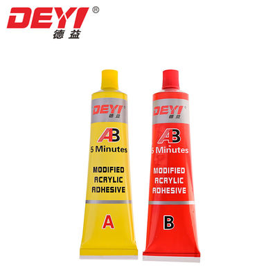 5 دقیقه آکریلیک اصلاح شده AB چسب رزین اپوکسی AB چسب چسب