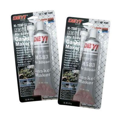 6g/Cm3 مقاومت درجه حرارت بالا خاکستری RTV گاسکت ساز سیلیکون برای پر کردن شکاف