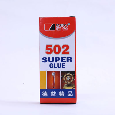 صاف و ماندگار 502 چسب مایع چسب فوری Super Glue برای مواد متعدد