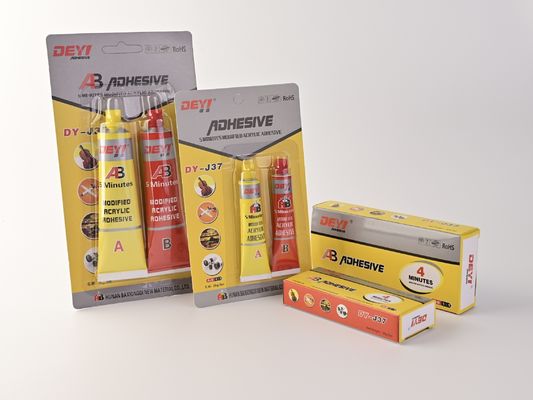 چسب آکریلیک فوق العاده اصلاح شده برای قطعات اتومبیل سبز روشن A و قرمز روشن B