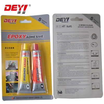 صنعت شیمی Epoxy چسب Epoxy رزین کیت زمان خشک شدن 5 دقیقه