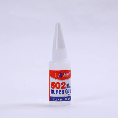 راه حل های چسبندگی فوری Clear 502 Super Glue چسب گواهینامه ISO SGS ROHS MSDS