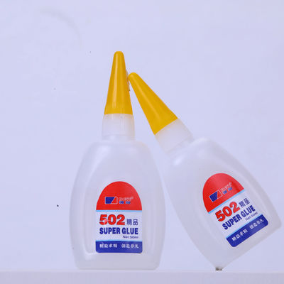 راه حل های چسبندگی فوری Clear 502 Super Glue چسب گواهینامه ISO SGS ROHS MSDS