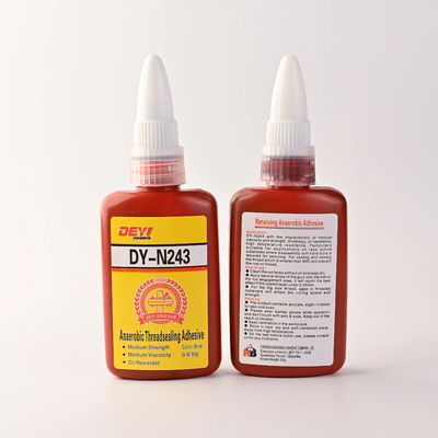 ضد خوردگی آبی N243 پیچ دارنده رشته چسب دارنده رشته چسب دار متوسط قدرت قفل رشته فلزی محکم