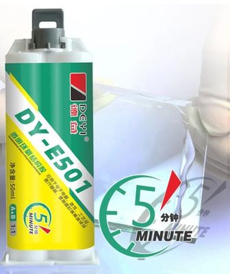 مقاومت حرارت بالا چسب صاف رزین اپوکسی 5 دقیقه زمان خشک شدن سریع برای صنعتی