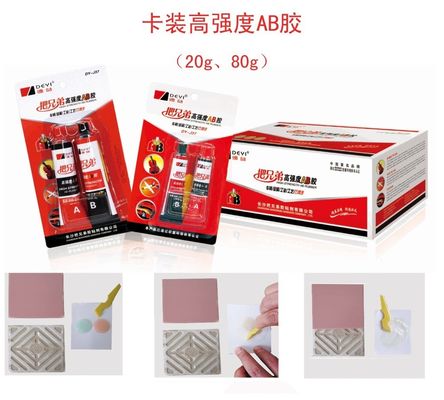 چسب آکریلیک اصلاح شده AB سفارشی برای کار با چوب -30 تا 120 درجه حرارت مقاومت