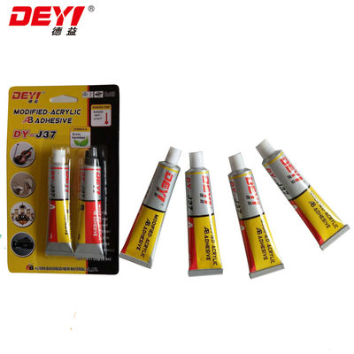 محکم شدن سریع 5 دقیقه چسب آکریلیک اصلاح شده با نسبت مخلوط 1:1 و مقاومت برش بالا ≥20Mpa برای کاربردهای صنعتی