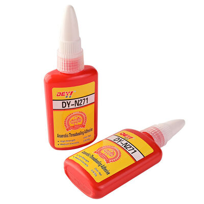 DEYI N271 قرمز چسب پیچ با قدرت بالا چسب چسب آنیوبیک