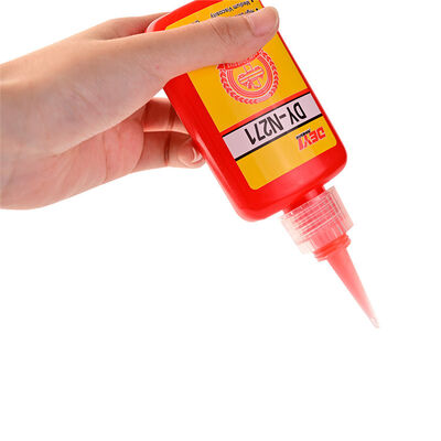 DEYI N271 قرمز چسب پیچ با قدرت بالا چسب چسب آنیوبیک