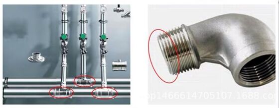نوار آب‌بندی رزوه جایگزین نخ آب‌بندی خط لوله، چسب آب‌بندی بی‌هوازی برای لوله فلزی