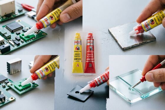 چسب ساختاری درجه صنعتی. DEYI DY-J37 5-Min Acrylic AB چسب برای اتصال و تثبیت