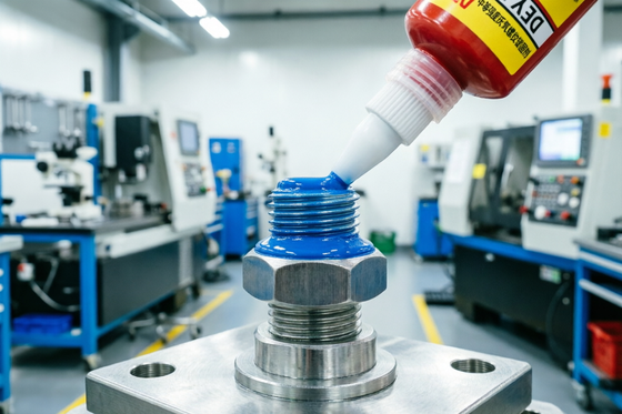 DEYI DY-N242 Threadlocker آبی متوسط - چسب بی هوا برای قفل و مهر و موم پیچ M6-M36