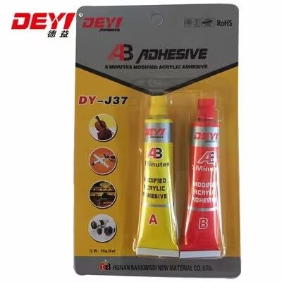 چسب اکریلیک اصلاح شده AB | چسب ساختاری سریع برای تولید کننده اتصال دهنده فلزی و پلاستیکی صنعتی