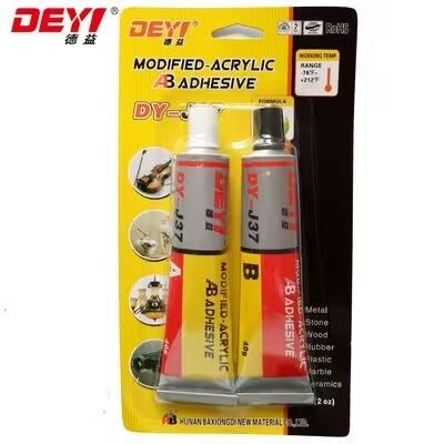 چسب چسبنده اکریلیک AB 5 دقیقه ای کیور اولیه برای دستگاه های پزشکی و تعمیرات خانگی