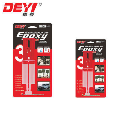 چسب رزینی ضدآب 30 دقیقه ای شفاف تزریقی اپوکسی AB برای تعمیر چراغ های LED