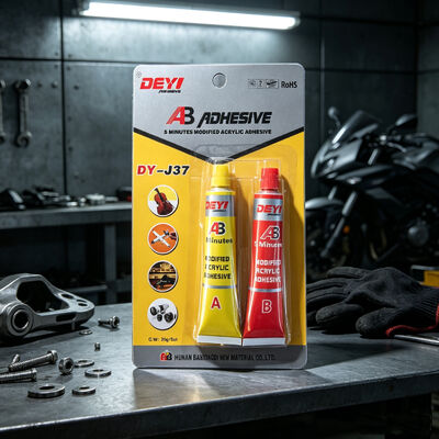 DY-J37 چسب آکریلیک اصلاح شده با مقاومت بالا با نسبت مخلوط کردن 1: 1 و 5-10 دقیقه سخت شدن اولیه